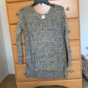 Grey marled sweater